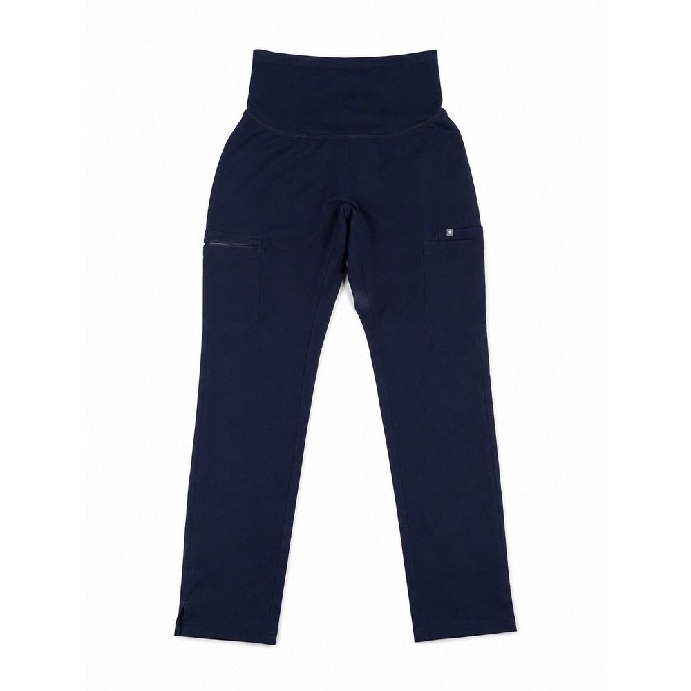 FIGS Maternity Scrub Pants Size Small Tall Collection Navy Blue Yola  Cargo